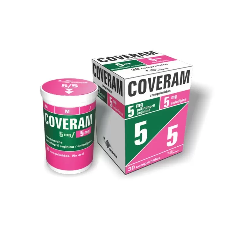  COVERAM  5/5 MG CAJA X 30 COMP