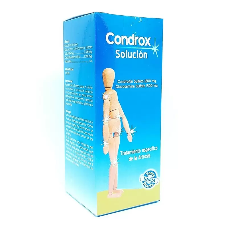 Comprar CONDROX SOLUCION FCO X 500 ML Con Descuento de 20% en Farmacia y Perfumería Catedral