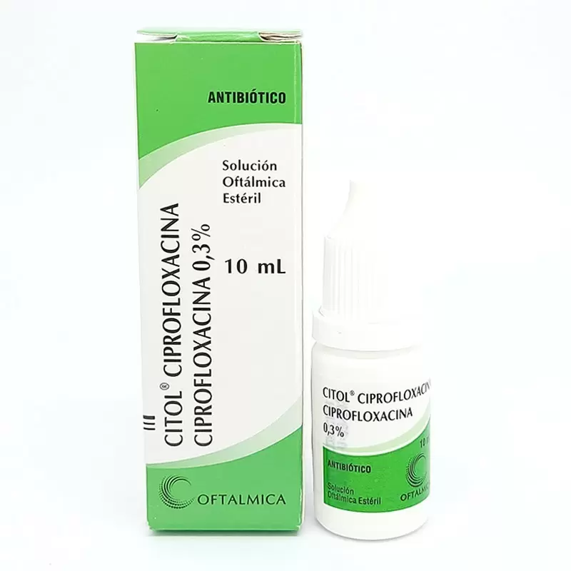 Comprar CITOL CIPROFLOX COLIRIO FCO X 10 ML Con Descuento de 20% en Farmacia y Perfumería Catedral