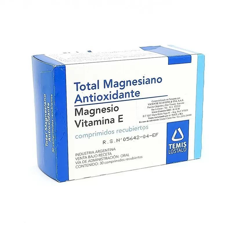 TOTAL MAGNESIANO ANTIOXIDANTE CAJA X 30 COMP
