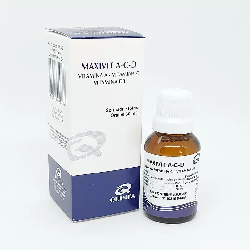 MAXIVIT A-C-D SOLUCION GOTAS FCO X 30 ML
