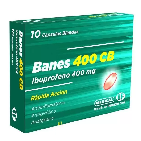 Comprar BANES S 400 CAJA POR 10 CÁPSULAS BLANDAS Con Descuento de 20% en Farmacia y Perfumería Catedral