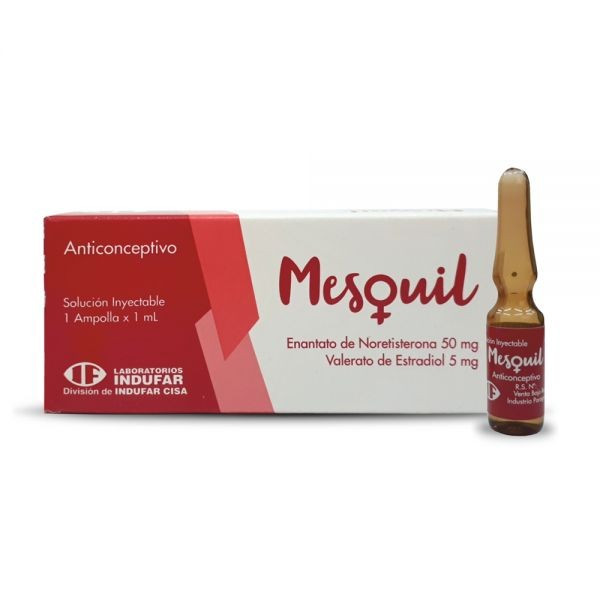  MESQUIL INYECTABLE FRASCO POR 1 AMP