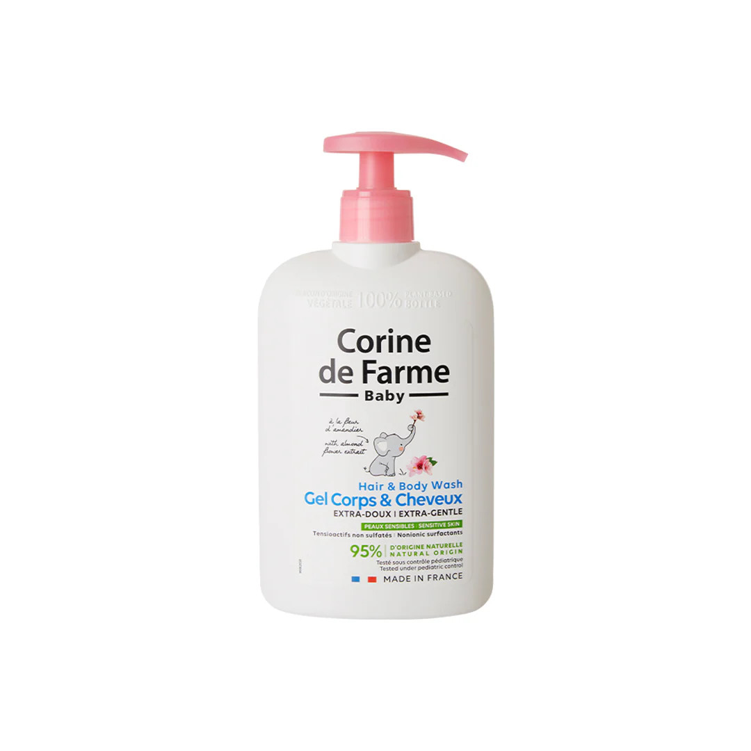  CORINE BABY GEL DUCHA CORPS & CHEVEUX FRASCO X 500 ML