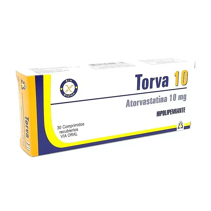  TORVA 10 MG. CAJA X 30 COMP