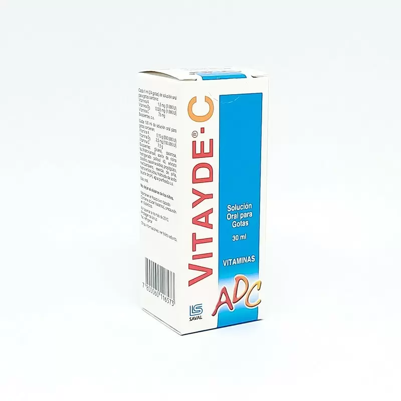 Comprar VITAYDE-C GOTAS FCO X 30 ML Con Descuento de 20% en Farmacia y Perfumería Catedral