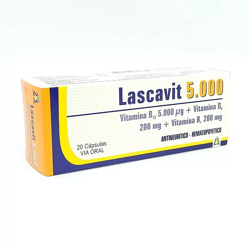  LASCAVIT 5000 UI CAJA X 20 COMP