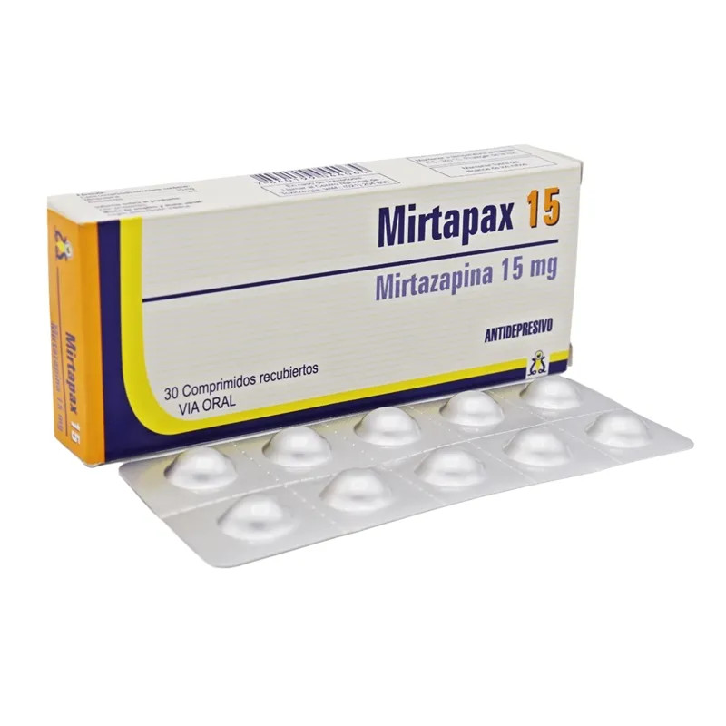  MIRTAPAX 15MG CAJA X 30 COMPRIMIDOS