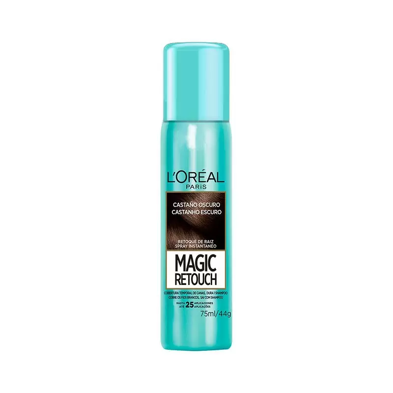  L'OREAL 7406 MAGIC RETOUCH SPRAY CASTAÑO 75 ML Unid