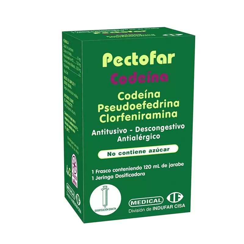  PECTOFAR CODEINA  10 MG JBE. FCO X 120 ML