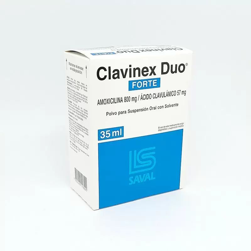Comprar CLAVINEX DUO FORTE SUSPENSION FCO X 35 ML Con Descuento de 20% en Farmacia y Perfumería Catedral