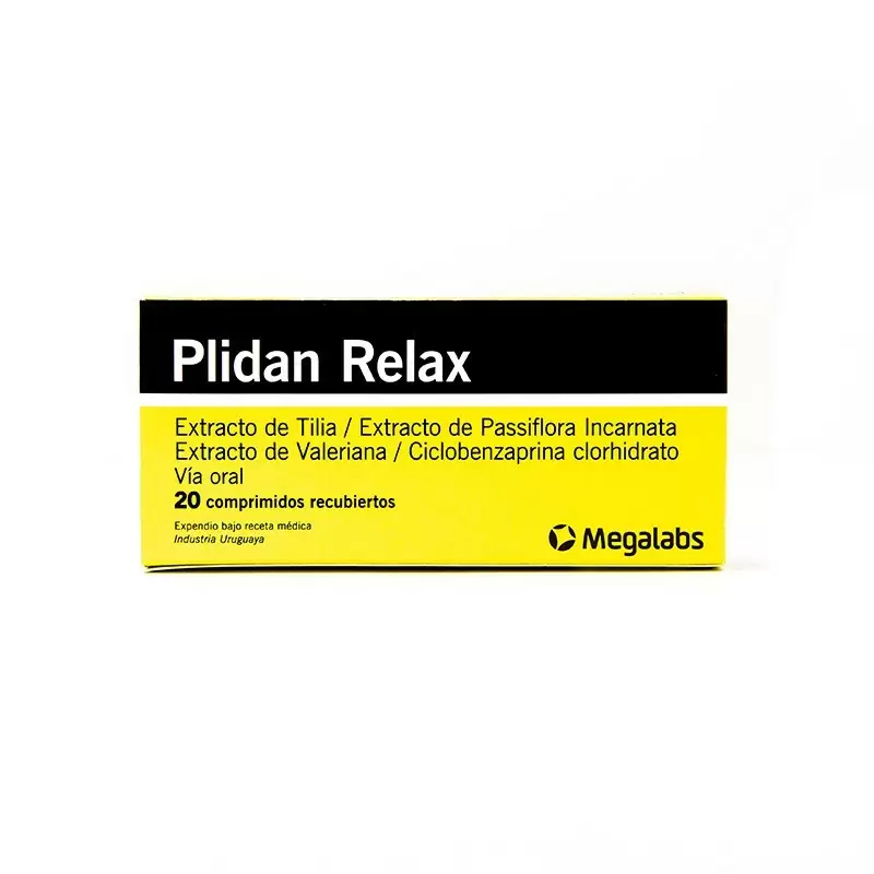  PLIDAN RELAX CAJA X 20 COMP