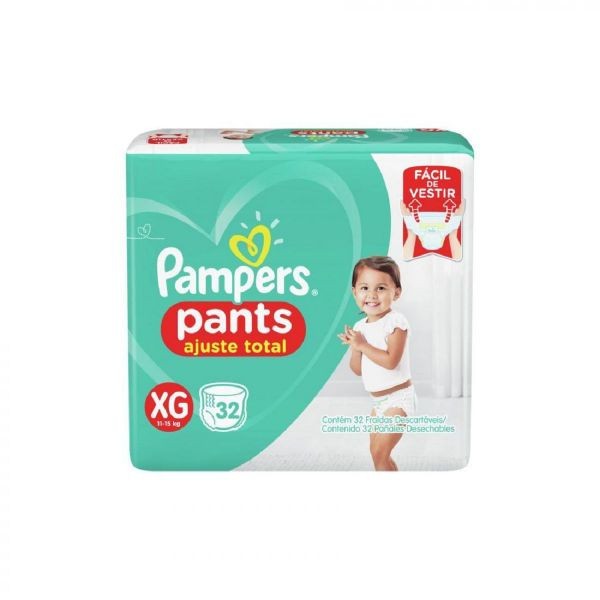  PAMPERS PANTS X-GDE PAQ X 32 UNID