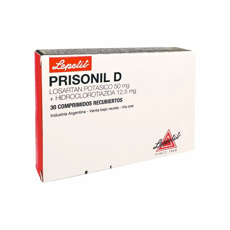  LEPETIT PRISONIL D 50/12,5MG CAJA X 30 COMPRIMIDOS RECUBIERTOS