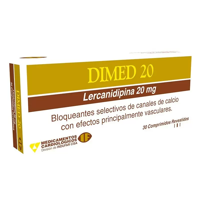 Comprar DIMED 20 MG CAJA X 30 COMP REC Con Descuento de 20% en Farmacia y Perfumería Catedral
