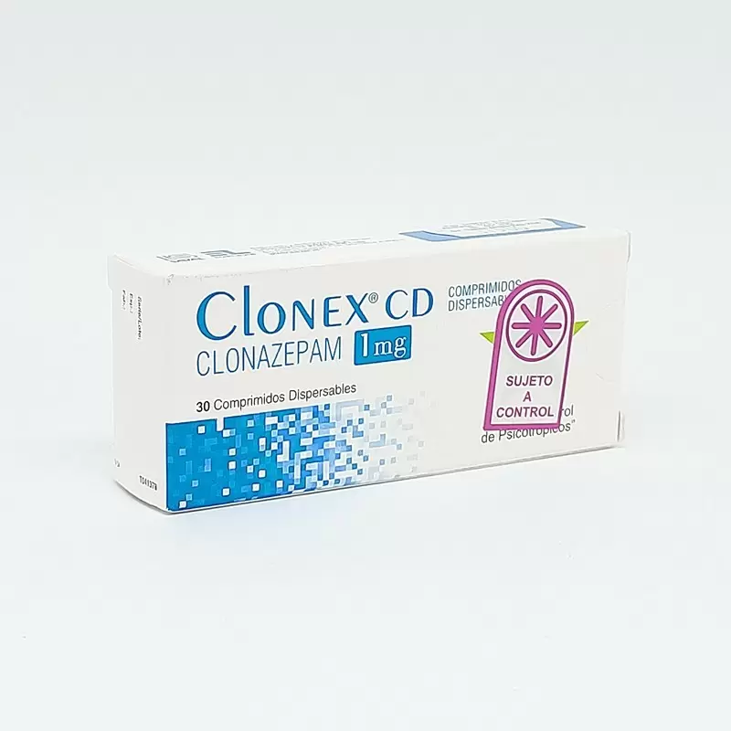 CLONEX 1MG CAJA X 30 COMP