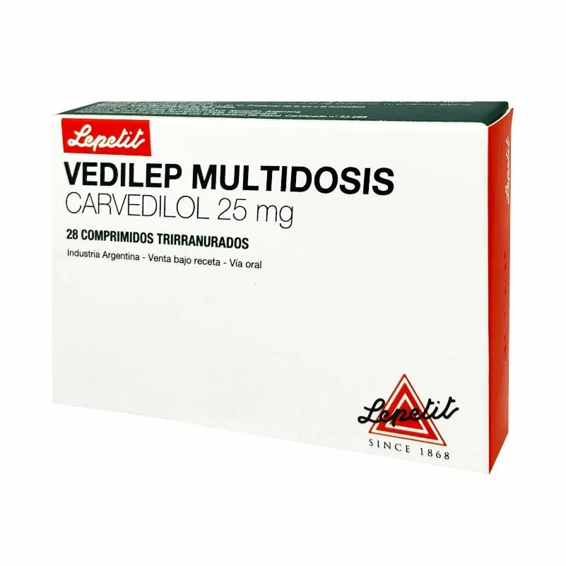  LEPETIT VEDILEP 25 MG CAJA X 28 COMPRIMIDOS