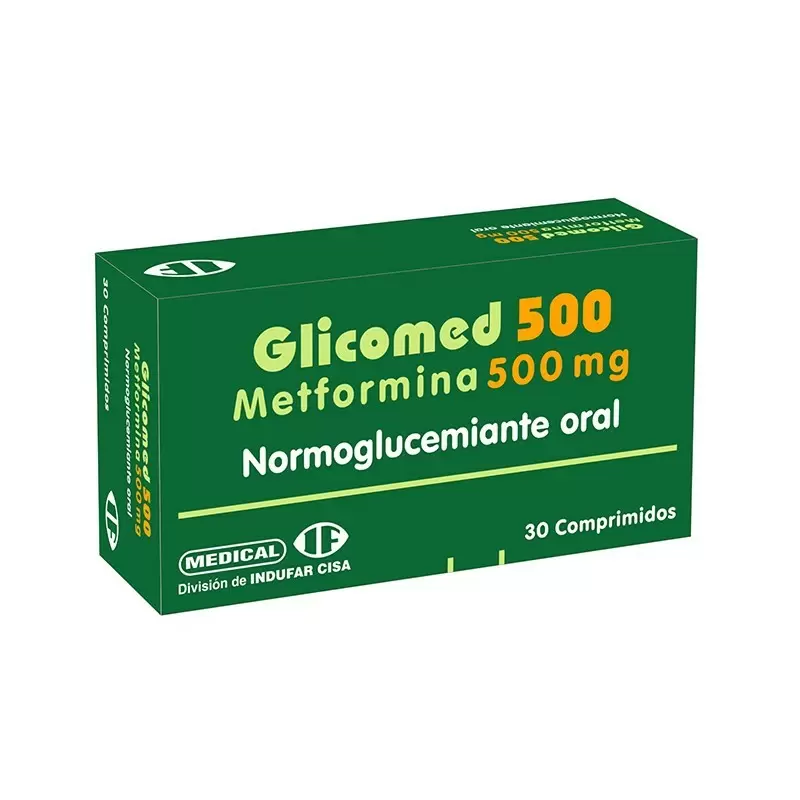 Comprar GLICOMED 500 MG CAJA X 30 COMP Con Descuento de 20% en Farmacia y Perfumería Catedral
