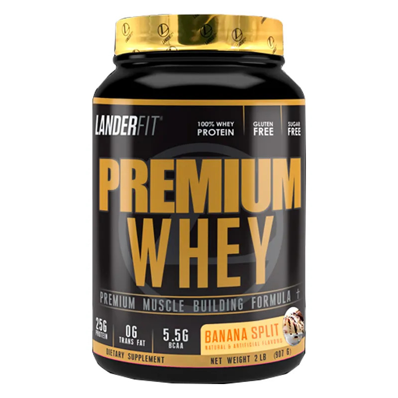  PREMIUM WHEY LANDERFIT 2 LBS BANANA Fco