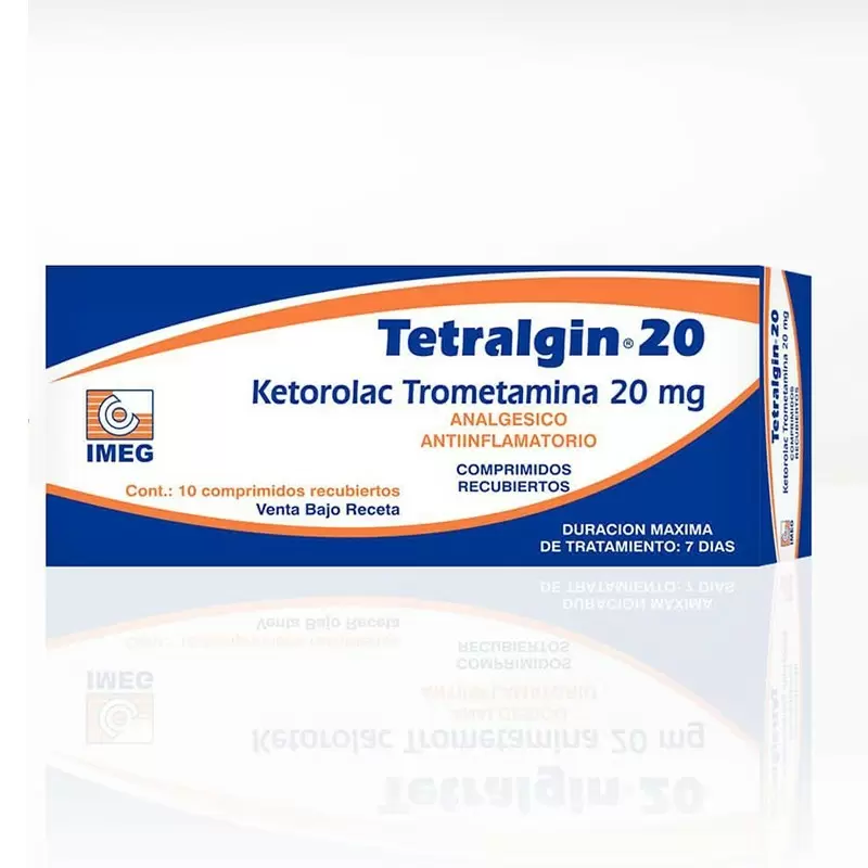 Comprar TETRALGIN 20 MILIGRAMOS CAJA X 10 COMP Con Descuento de 20% en Farmacia y Perfumería Catedral