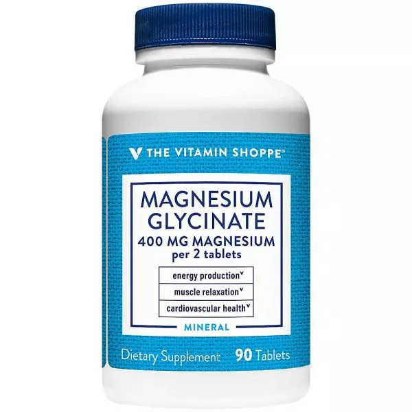  VITAMIN SHOP MAGN. GLYC 400 MG Fco x 90 Tabl