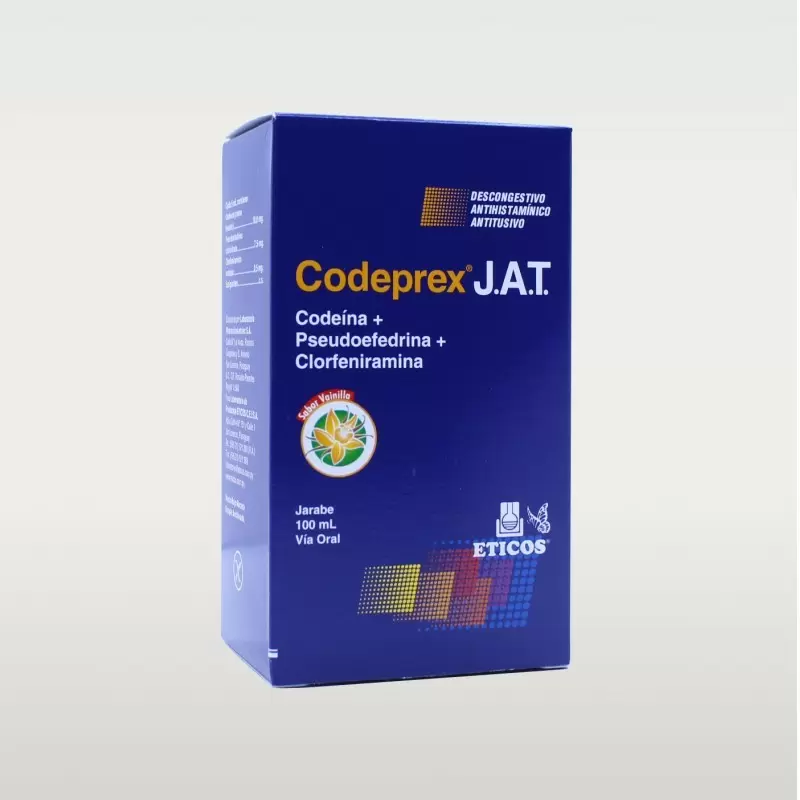 Comprar CODEPREX JAT JARABE FCO X 100 ML Con Descuento de 20% en Farmacia y Perfumería Catedral