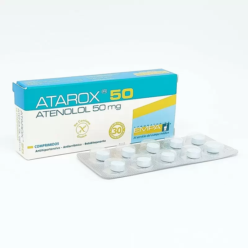 ATAROX 50 MILIGRAMOS CAJA X 30 COMP