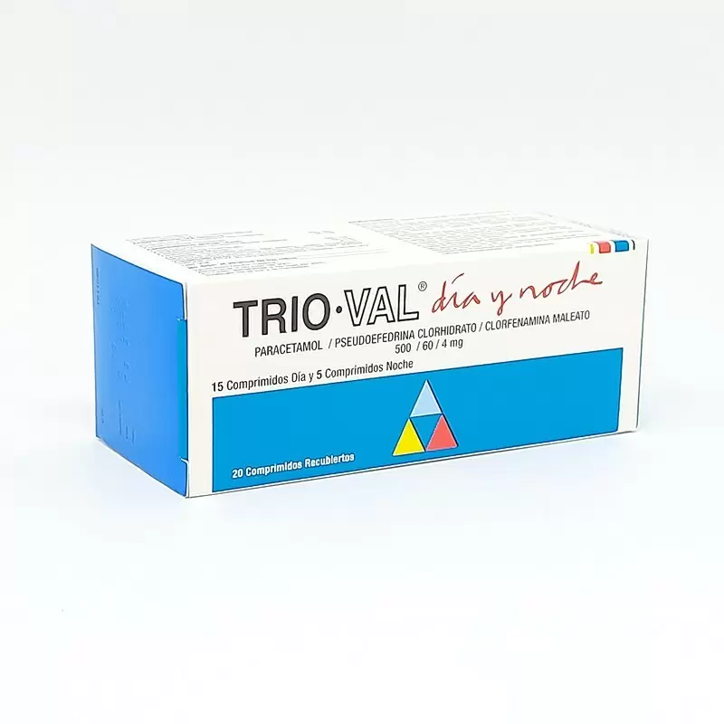 Comprar TRIO-VAL DIA&NOCHE CAJA X 5 TIRA Con Descuento de 20% en Farmacia y Perfumería Catedral