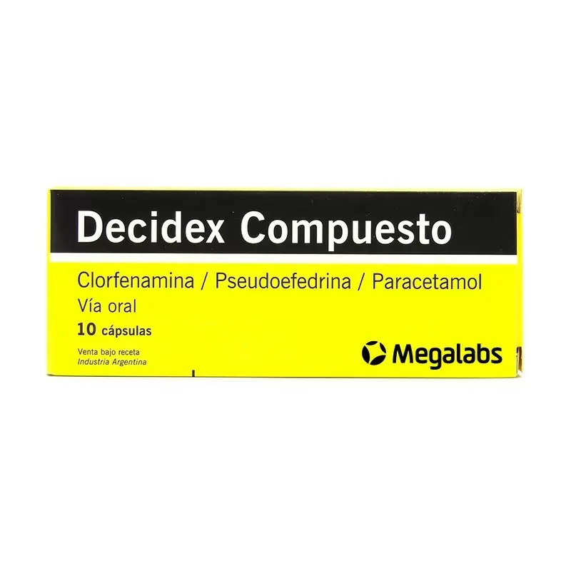 Comprar DECIDEX COMPUESTO NF CAJA X 10 COMP Con Descuento de 20% en Farmacia y Perfumería Catedral