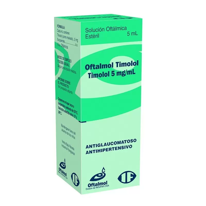 Comprar OFTALMOL TIMOLOL SOL.OFT. FCO X 5 ML Con Descuento de 20% en Farmacia y Perfumería Catedral