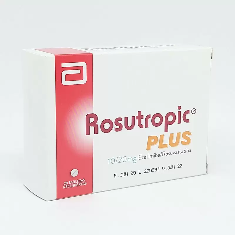  ROSUTROPIC PLUS 10/20 MG CAJA X 28 TABL