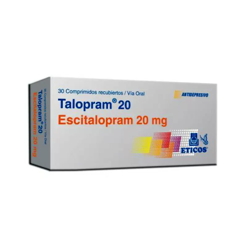 Comprar TALOPRAM 20 MG CAJA X 30 COMP Con Descuento de 20% en Farmacia y Perfumería Catedral