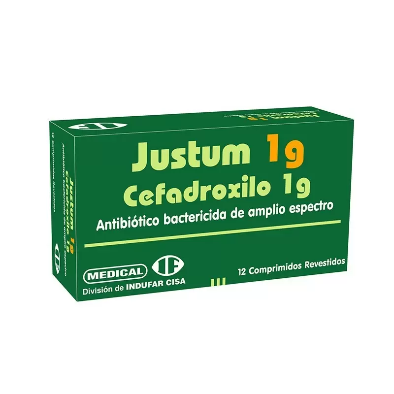 Comprar JUSTUM 1G CAJA X 12 COMP REC Con Descuento de 20% en Farmacia y Perfumería Catedral