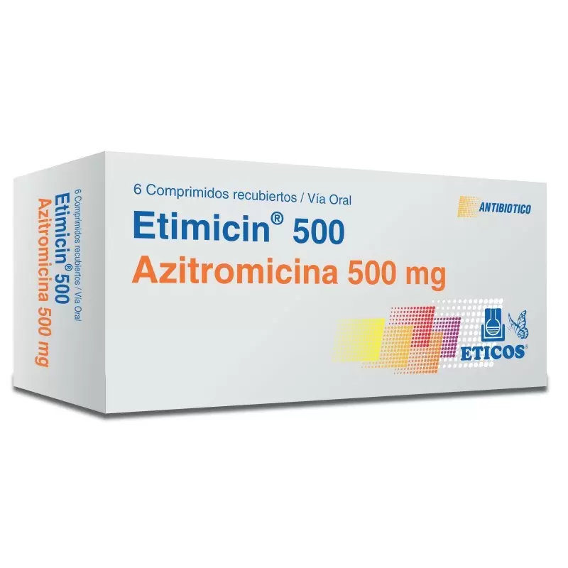 Comprar ETIMICIN 500 MILIGRAMOS CAJA X 6 COMP Con Descuento de 20% en Farmacia y Perfumería Catedral