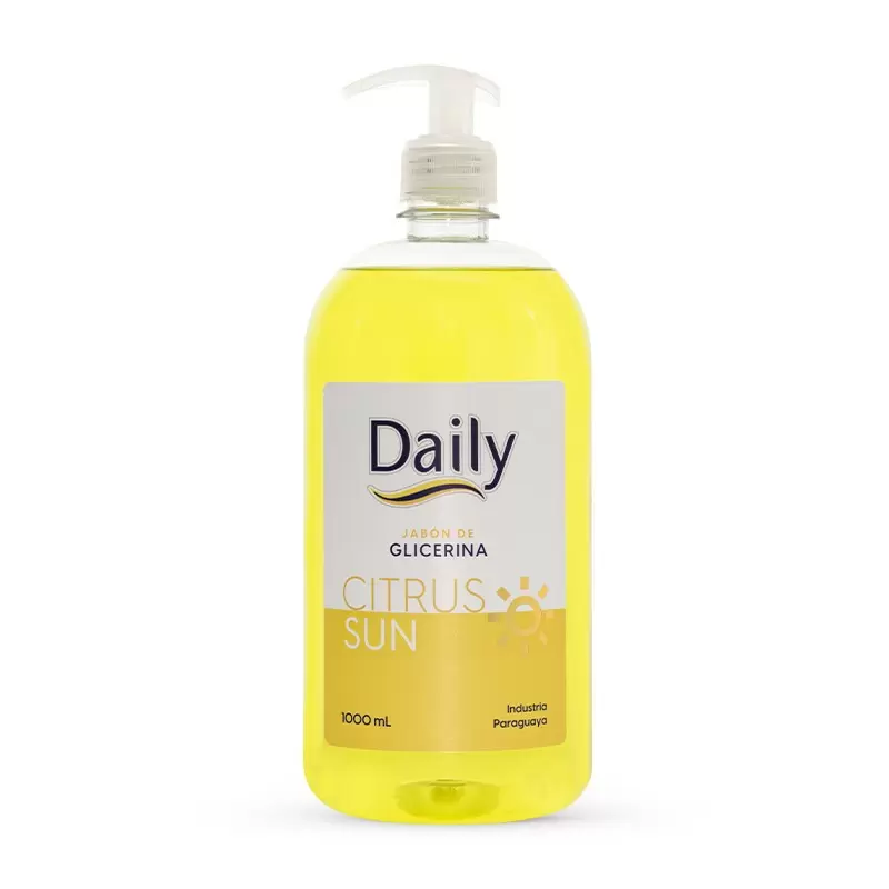  DAILY 1517 JABON LIQ.CITRUS SUN C/VALV. Fco x 1000 ml