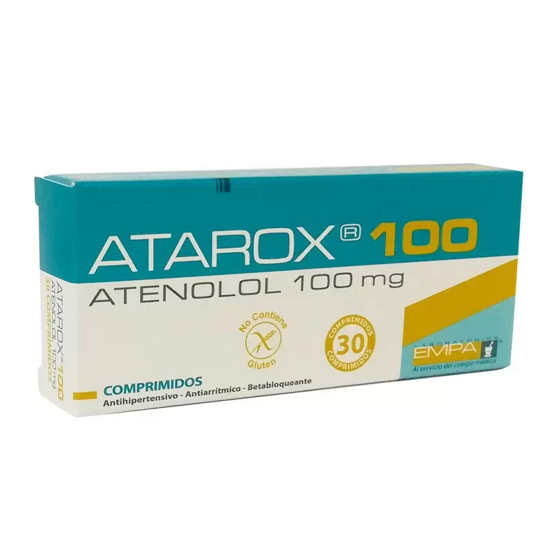 Comprar ATAROX 100 MILIGRAMOS CAJA X 30 COMP Con Descuento de 20% en Farmacia y Perfumería Catedral