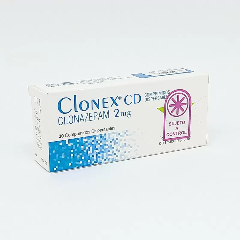  CLONEX 2MG CAJA X 30 COMP