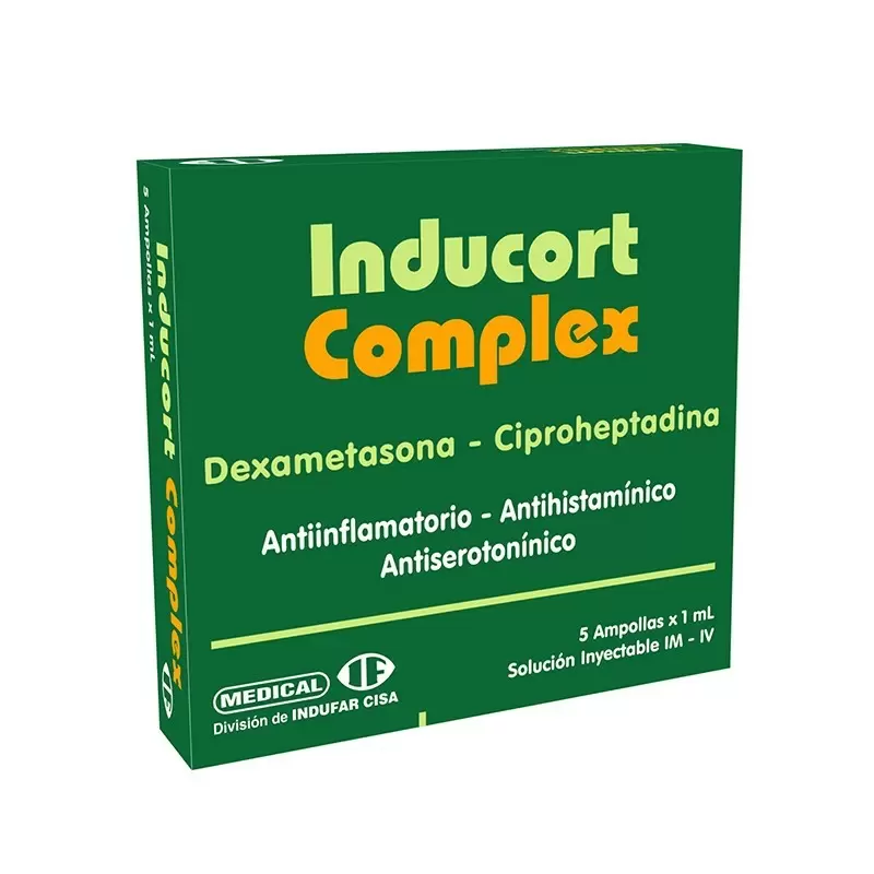 INDUCORT COMPLEX 5 AMPOLLA CAJA X 1 ML