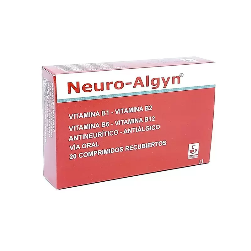 Comprar NEURO ALGYN N.F. CAJA X 20 COMP Con Descuento de 20% en Farmacia y Perfumería Catedral