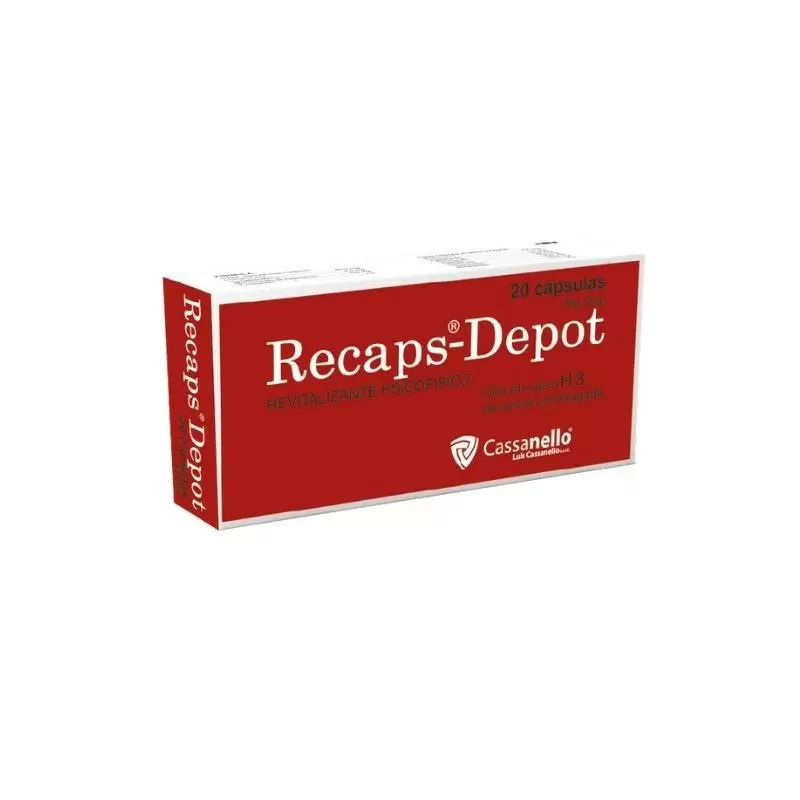Comprar RECAPS DEPOT CAJA X 20 COMP Con Descuento de 20% en Farmacia y Perfumería Catedral
