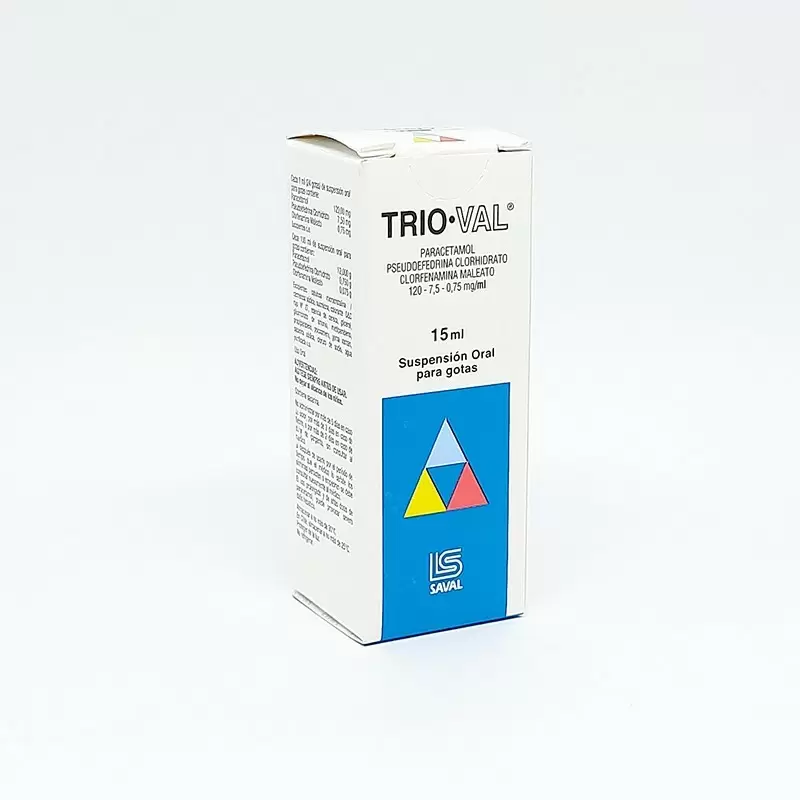 TRIO-VAL GOTAS FCO X 15 ML