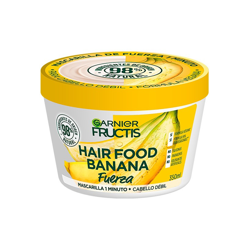  FRUCTIS HAIR FOOD BANANA MASCARILLA 350 ML