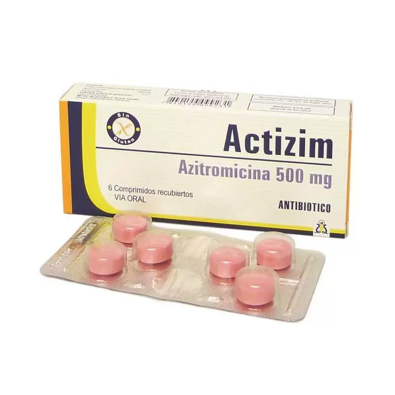 Comprar ACTIZIM 500 MG CAJA X 6 COMP Con Descuento de 20% en Farmacia y Perfumería Catedral