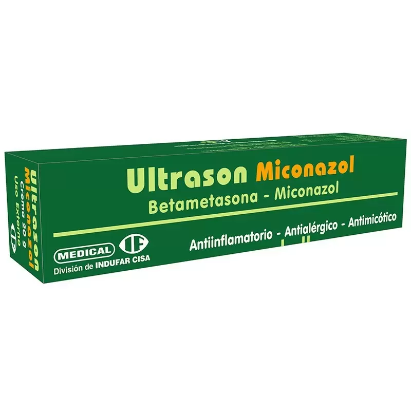 Comprar ULTRASON MICONAZOL CREMA TUBO X 20 GR Con Descuento de 20% en Farmacia y Perfumería Catedral