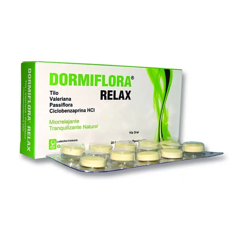Comprar DORMIFLORA RELAX CAJA X 20 COMP REC Con Descuento de 20% en Farmacia y Perfumería Catedral