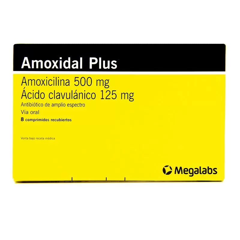  AMOXIDAL PLUS CAJA X 8 COMP