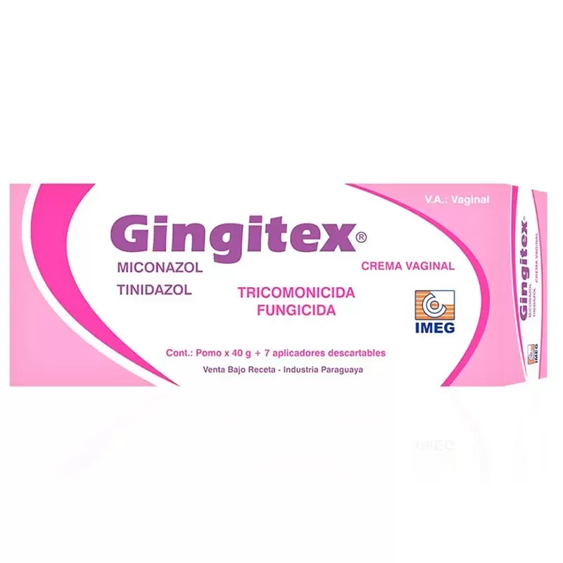 Comprar GINGITEX CREMA VAGINAL C/ 7 APLIC TUBO X 40 GR Con Descuento de 20% en Farmacia y Perfumería Catedral