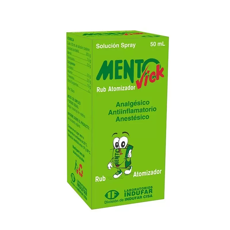 Comprar MENTO-VICK RUB SPRAY FCO X 50 ML Con Descuento de 20% en Farmacia y Perfumería Catedral