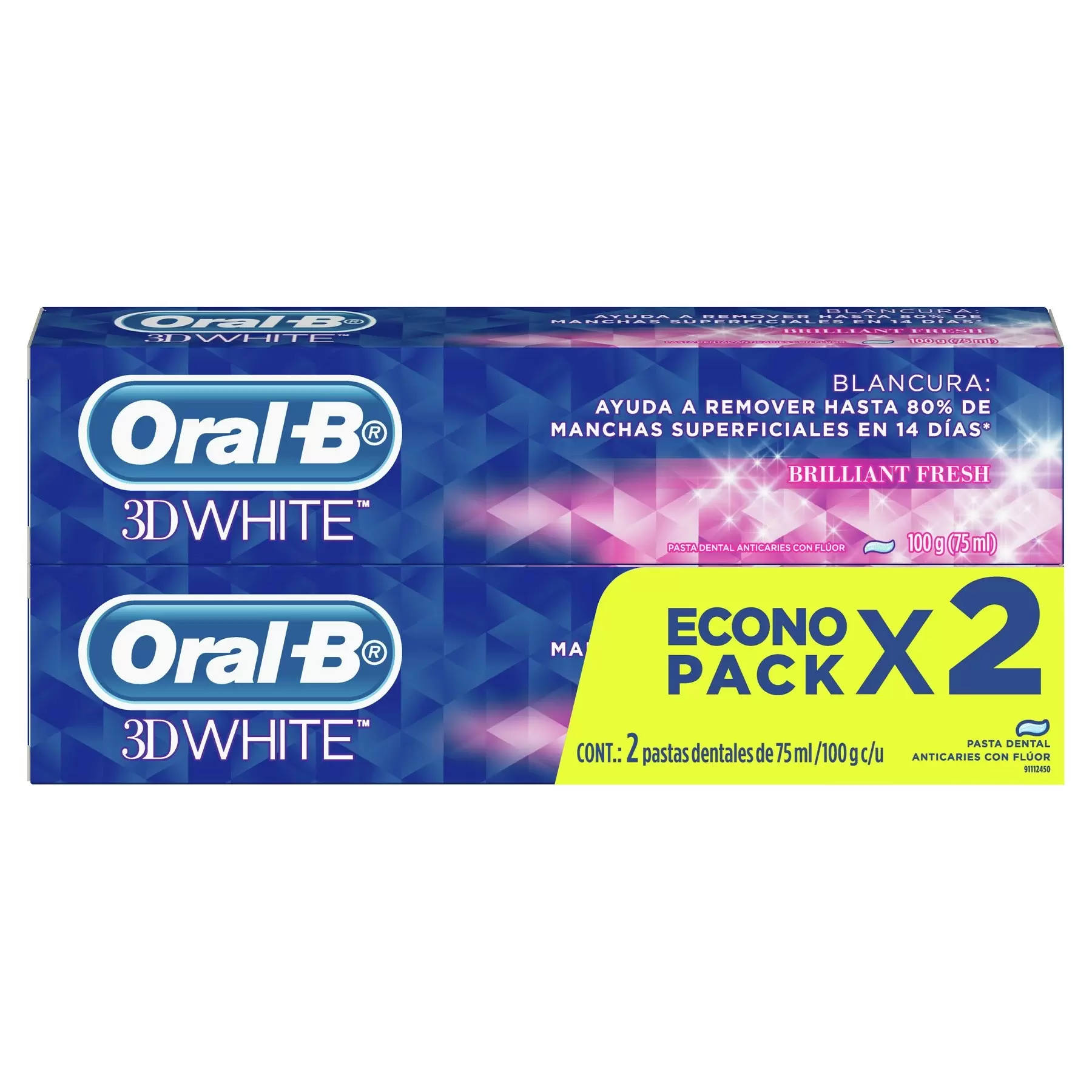  ORAL B PACK PASTA 3D WHITE KIT 2 Tubo x 100 GR