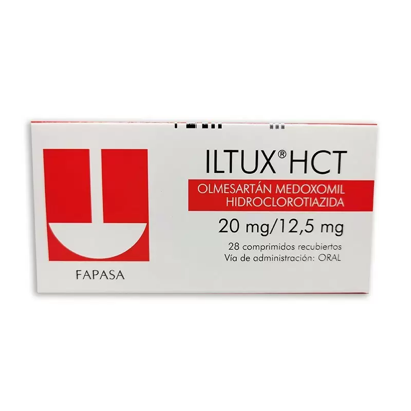  ILTUX HCT 20 MG CAJA X 28 COMP